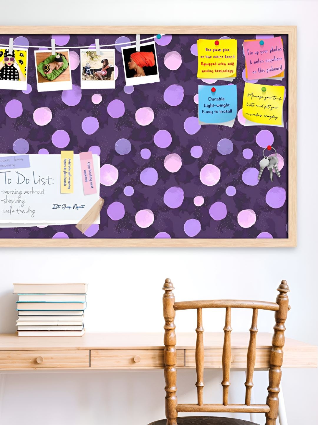 

ArtzFolio Wooden Notice Pin Board, Multi