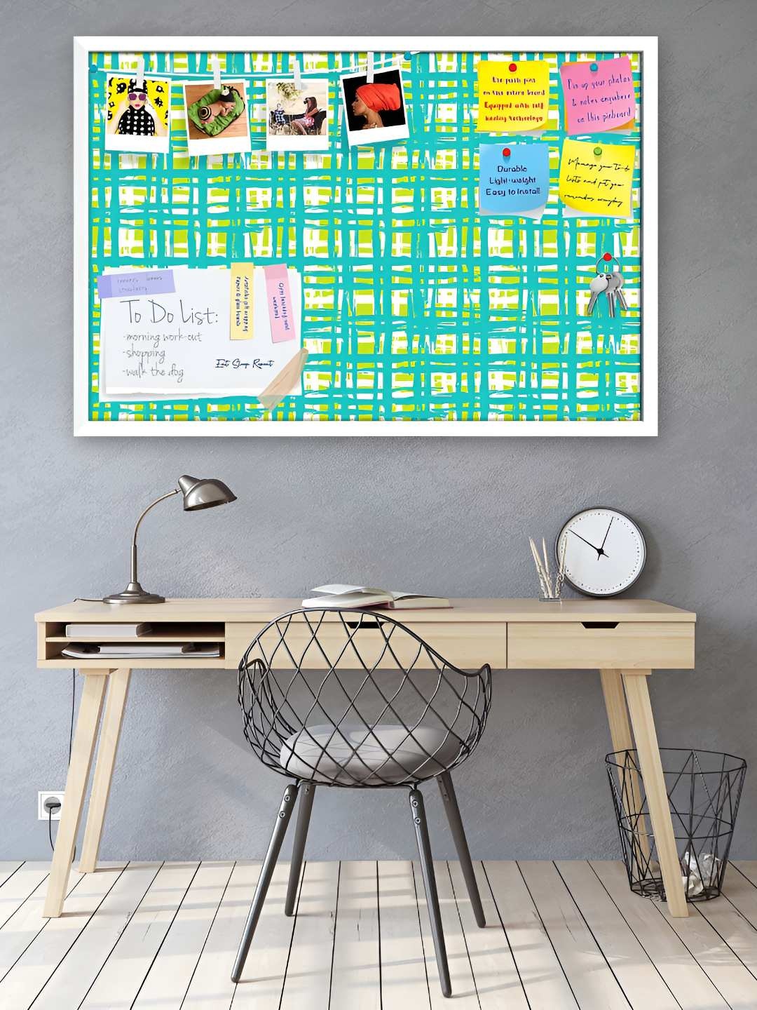 

ArtzFolio Wooden Notice Pin Board, Multi