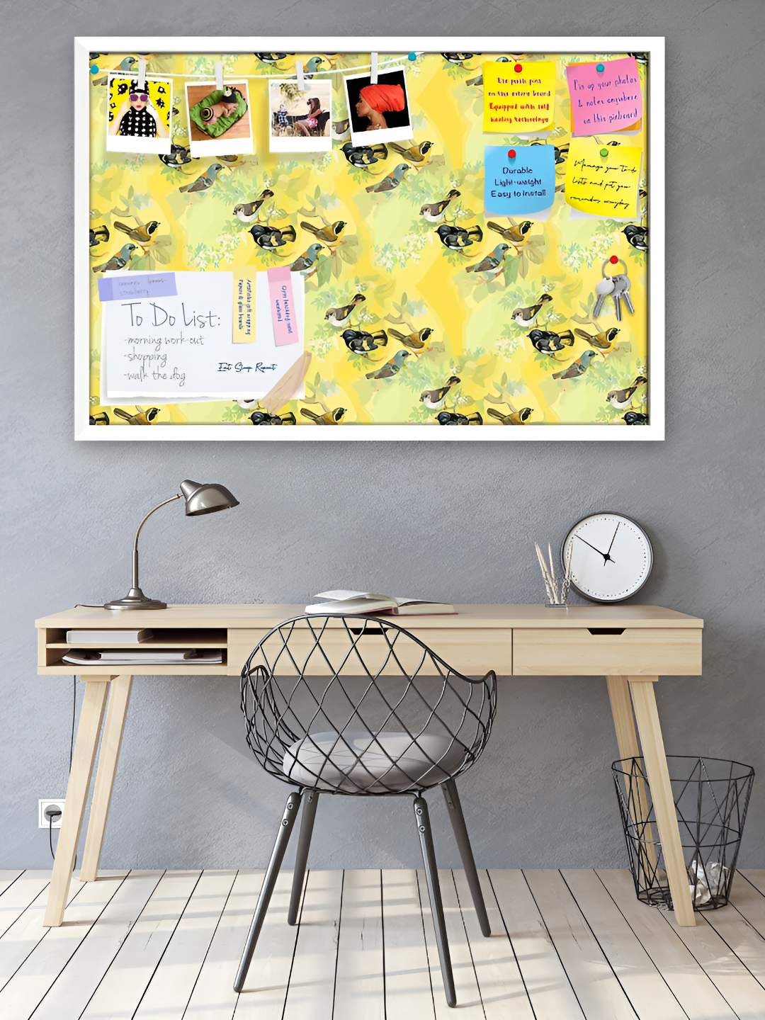 

ArtzFolio Wooden Notice Pin Board, Multi