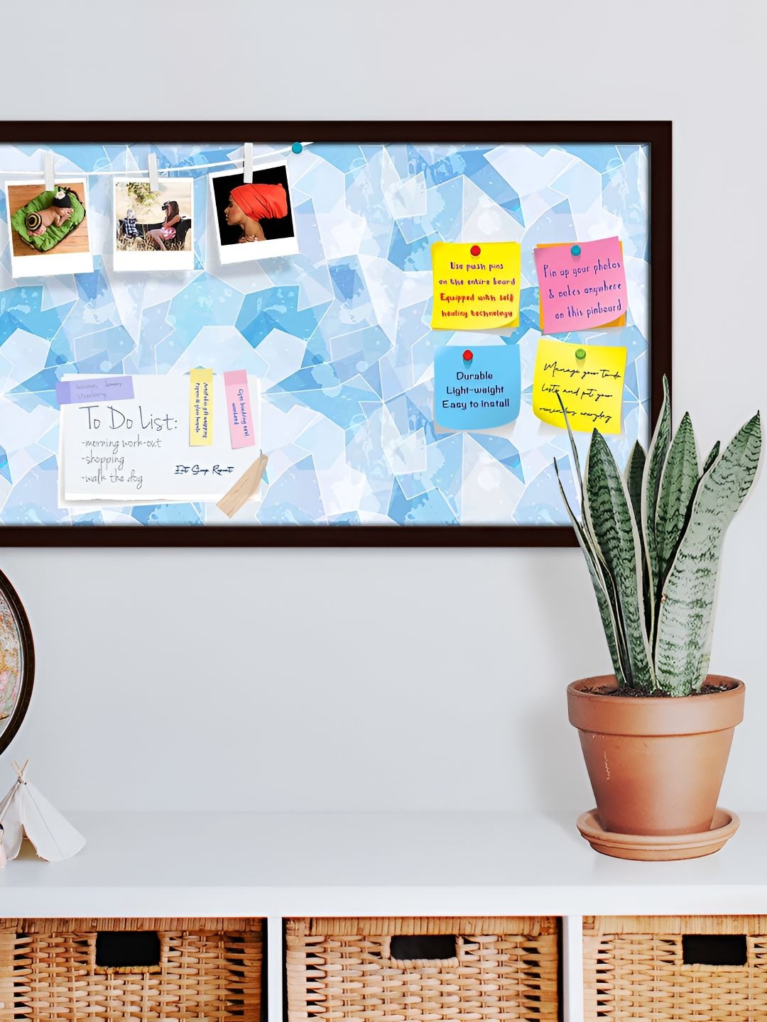 

ArtzFolio Wooden Notice Pin Board, Multi
