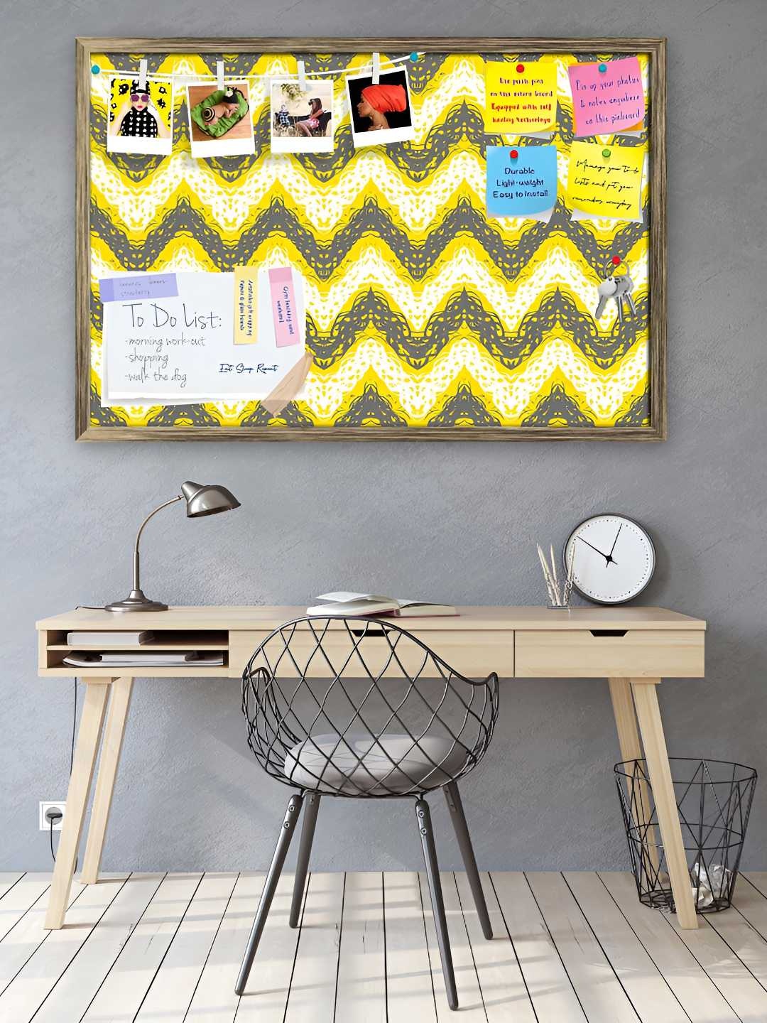 

ArtzFolio Wooden Notice Pin Board, Multi
