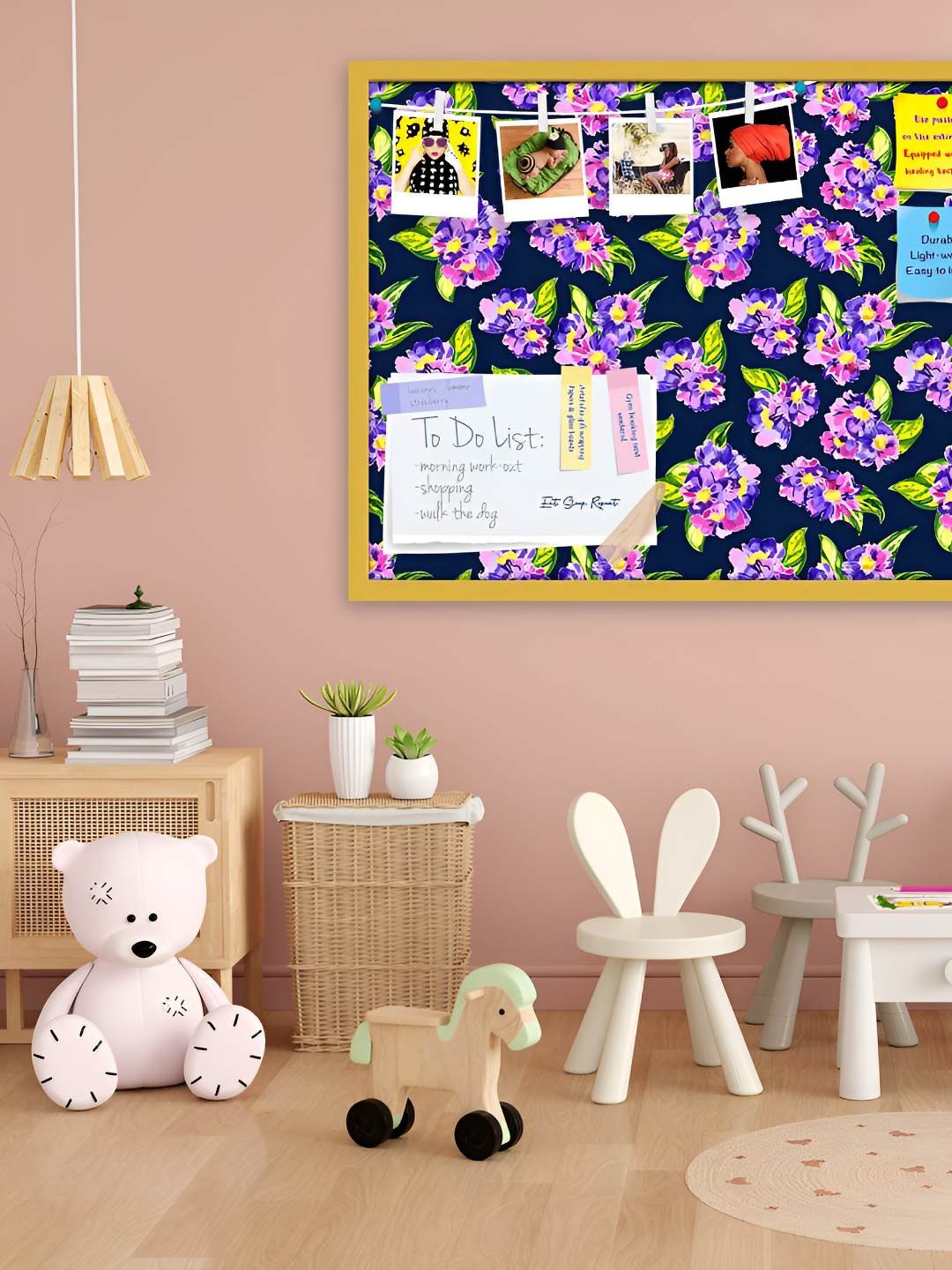 

ArtzFolio Wooden Notice Pin Board, Multi