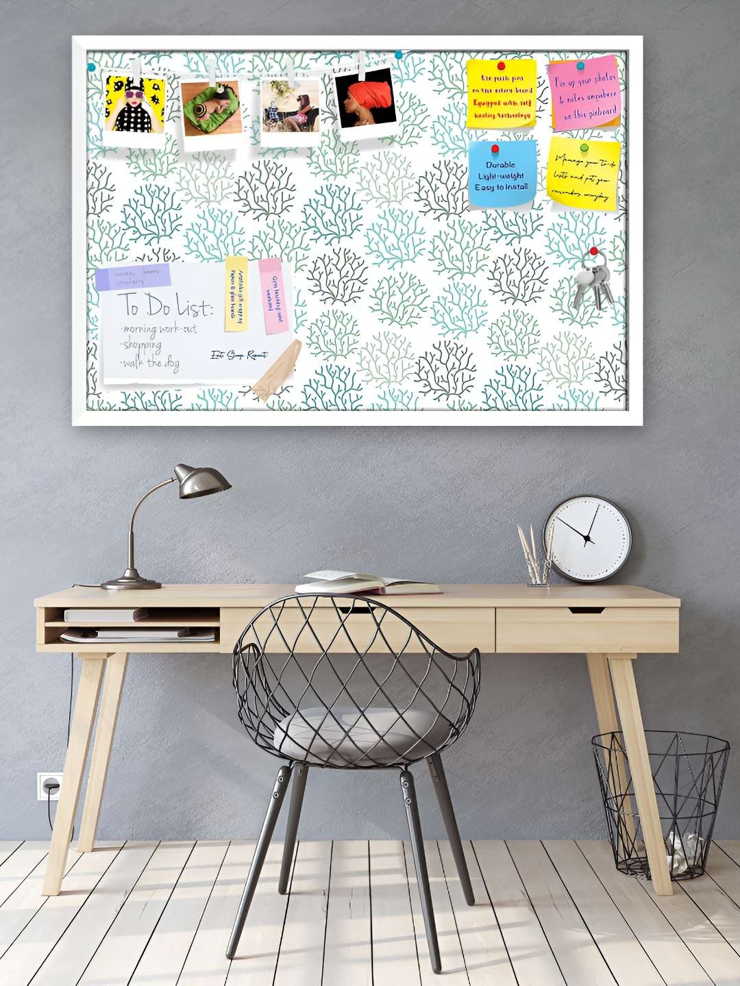 

ArtzFolio Wooden Notice Pin Board, Multi