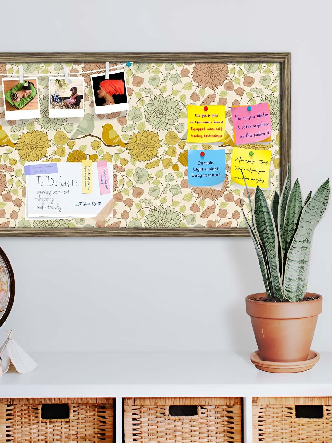 

ArtzFolio Wooden Notice Pin Board, Multi