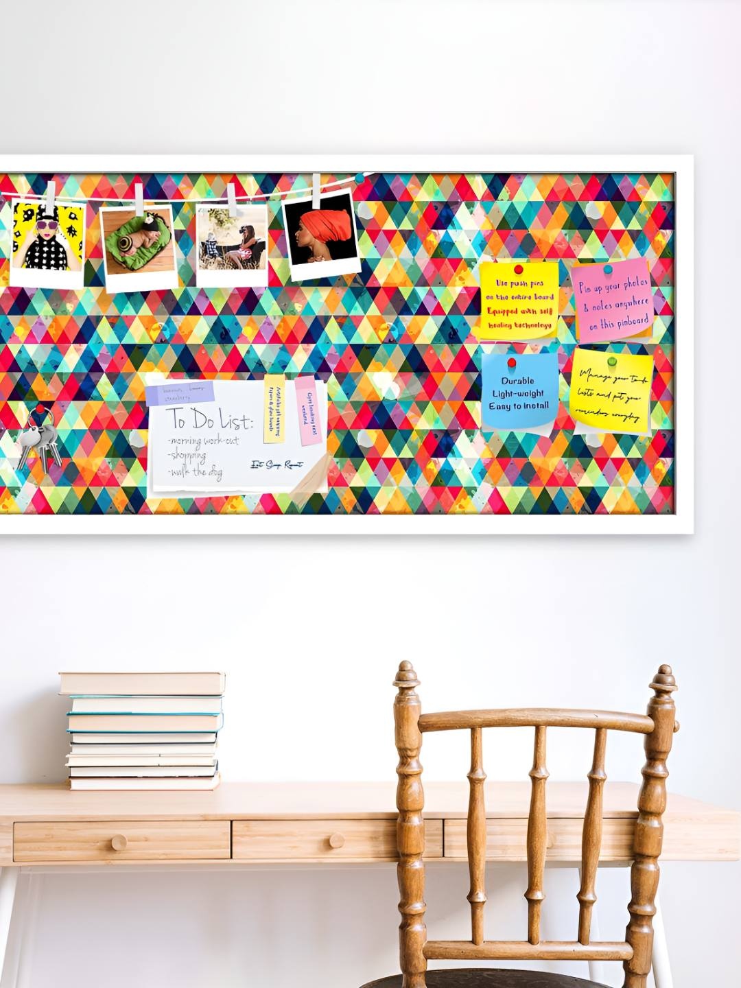 

ArtzFolio Wooden Notice Pin Board, Multi