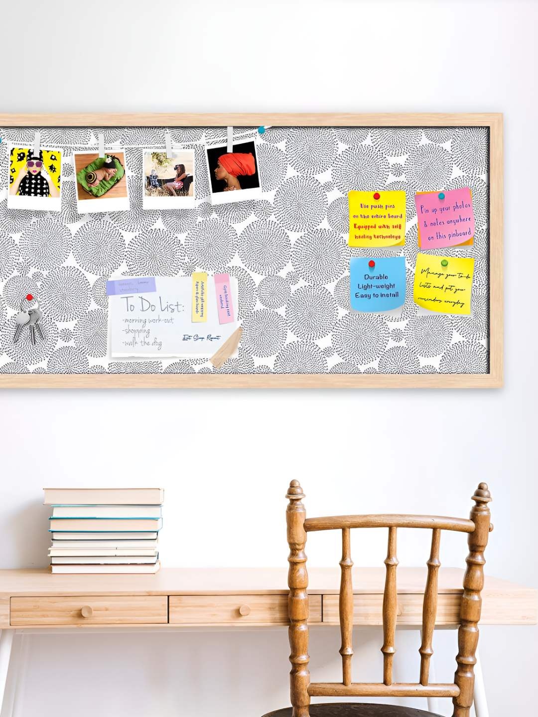 

ArtzFolio Wooden Notice Pin Board, Multi