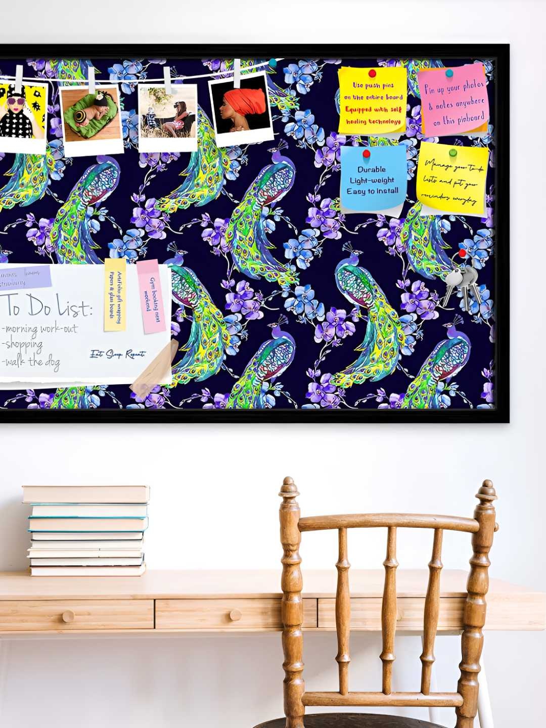 

ArtzFolio Wooden Notice Pin Board, Multi