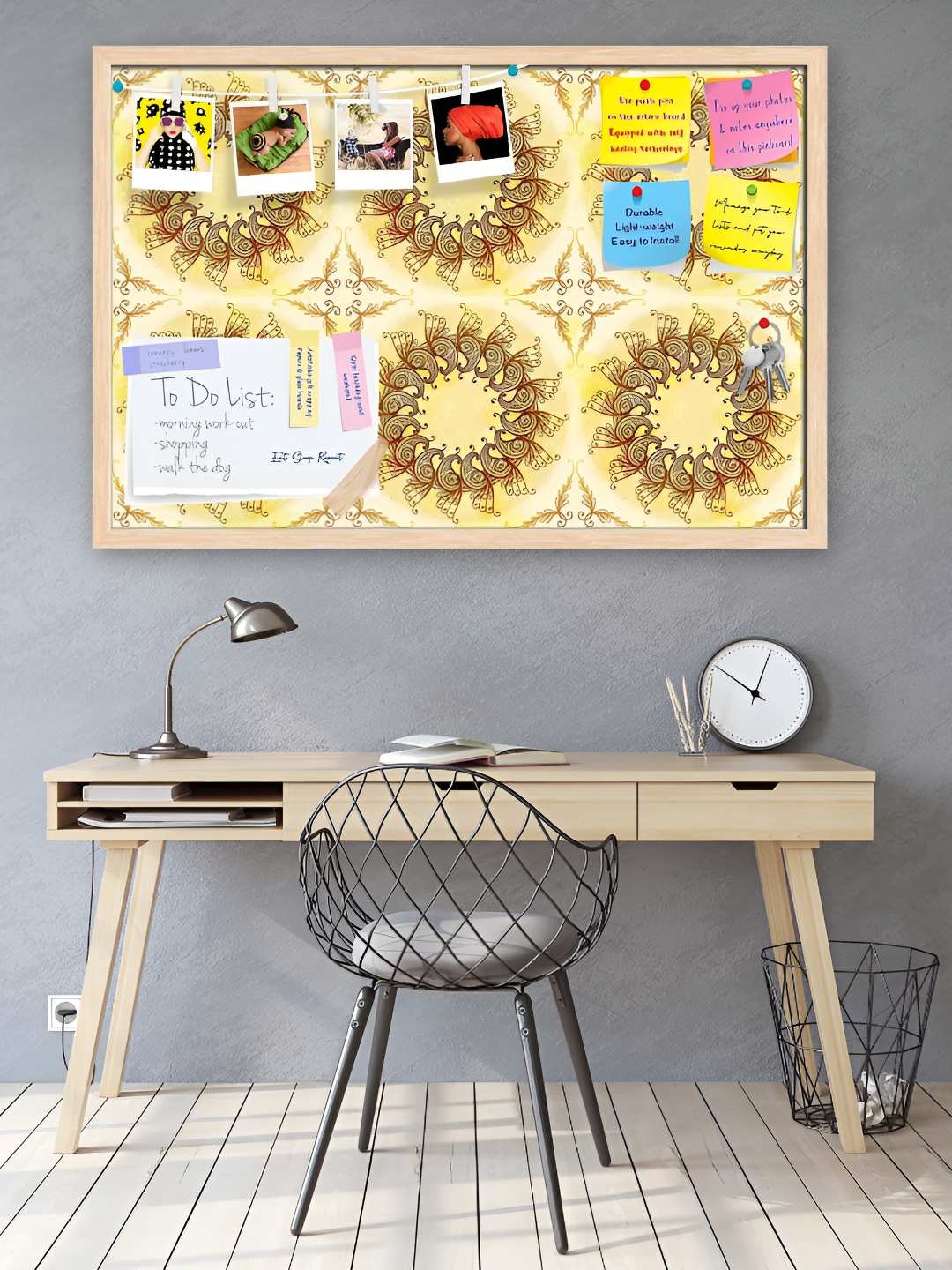

ArtzFolio Wooden Notice Board, Multi