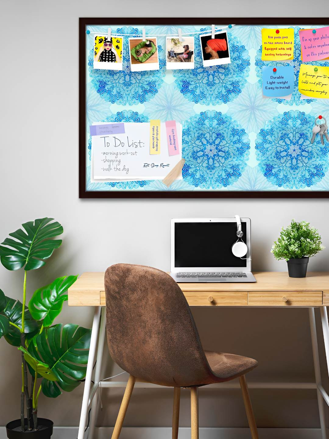 

ArtzFolio Wooden Notice Pin Board, Multi