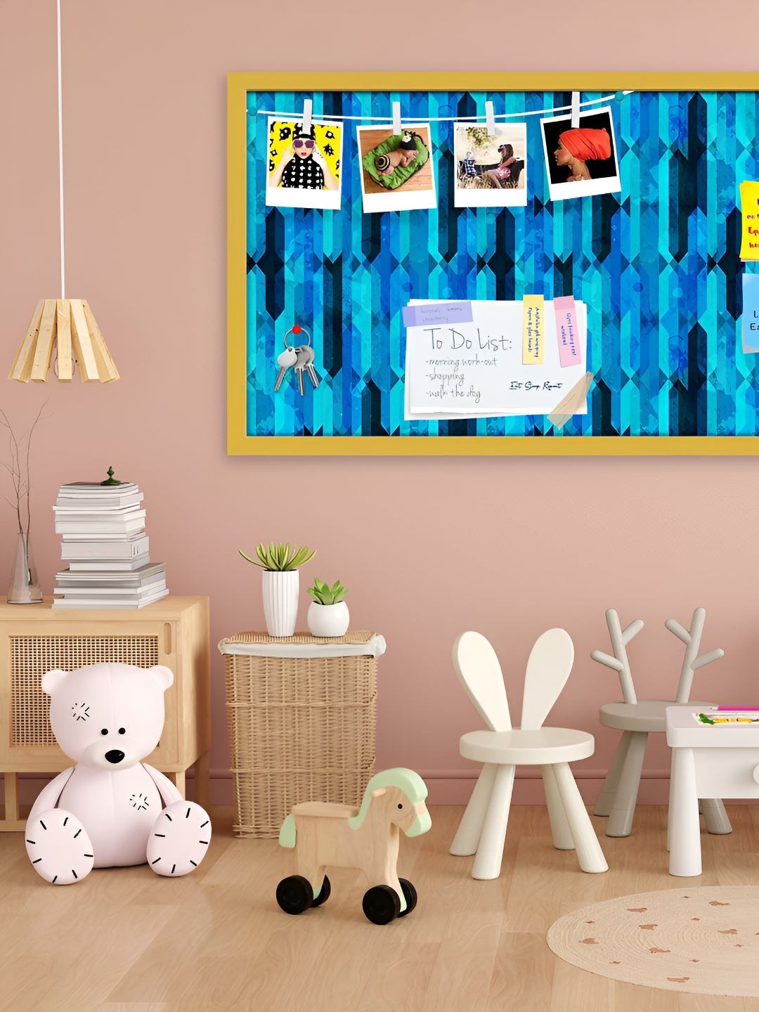 

ArtzFolio Wooden Notice Pin Board, Multi