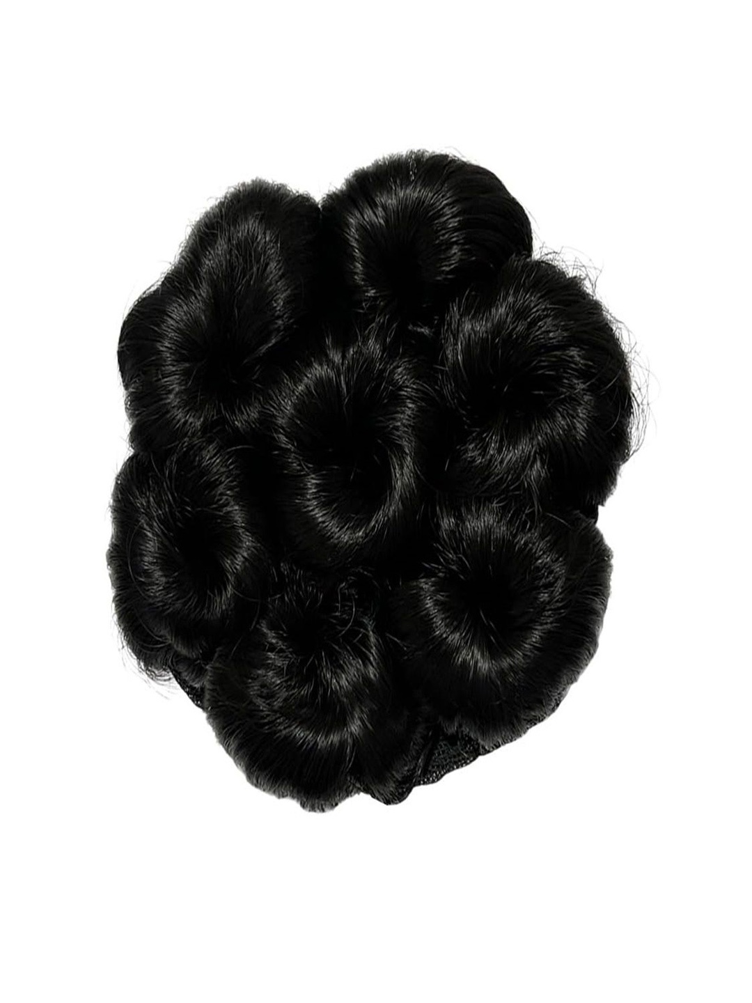

D-Divine Clip-In Bun Synthetic Straight Hair Extension - Black
