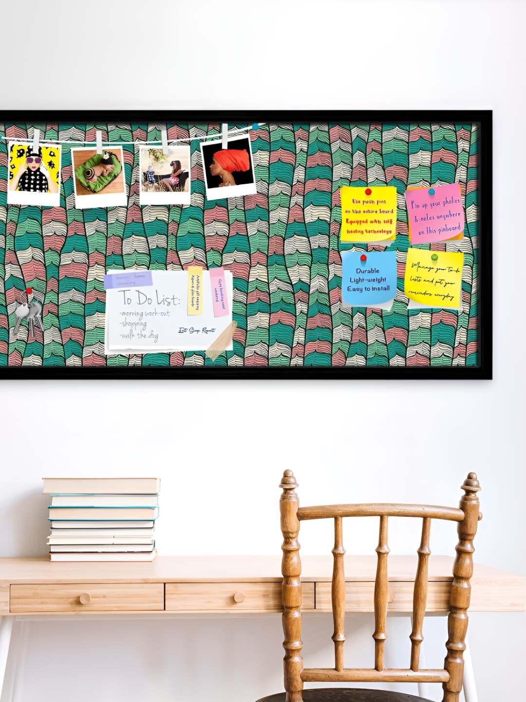 

ArtzFolio Wooden Notice Pin Board, Multi