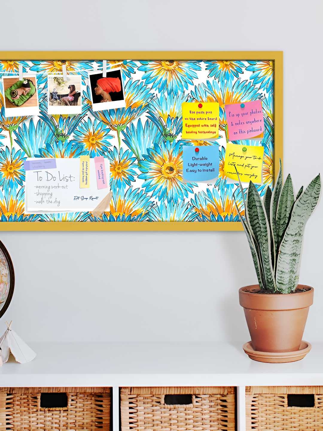 

ArtzFolio Wooden Notice Pin Board, Multi