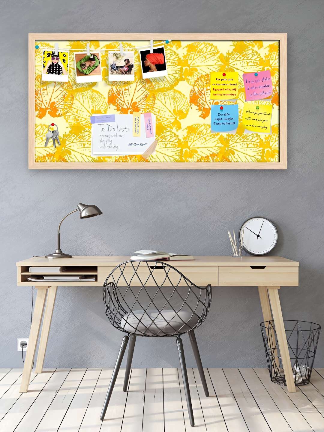

ArtzFolio Wooden Notice Pin Board, Multi