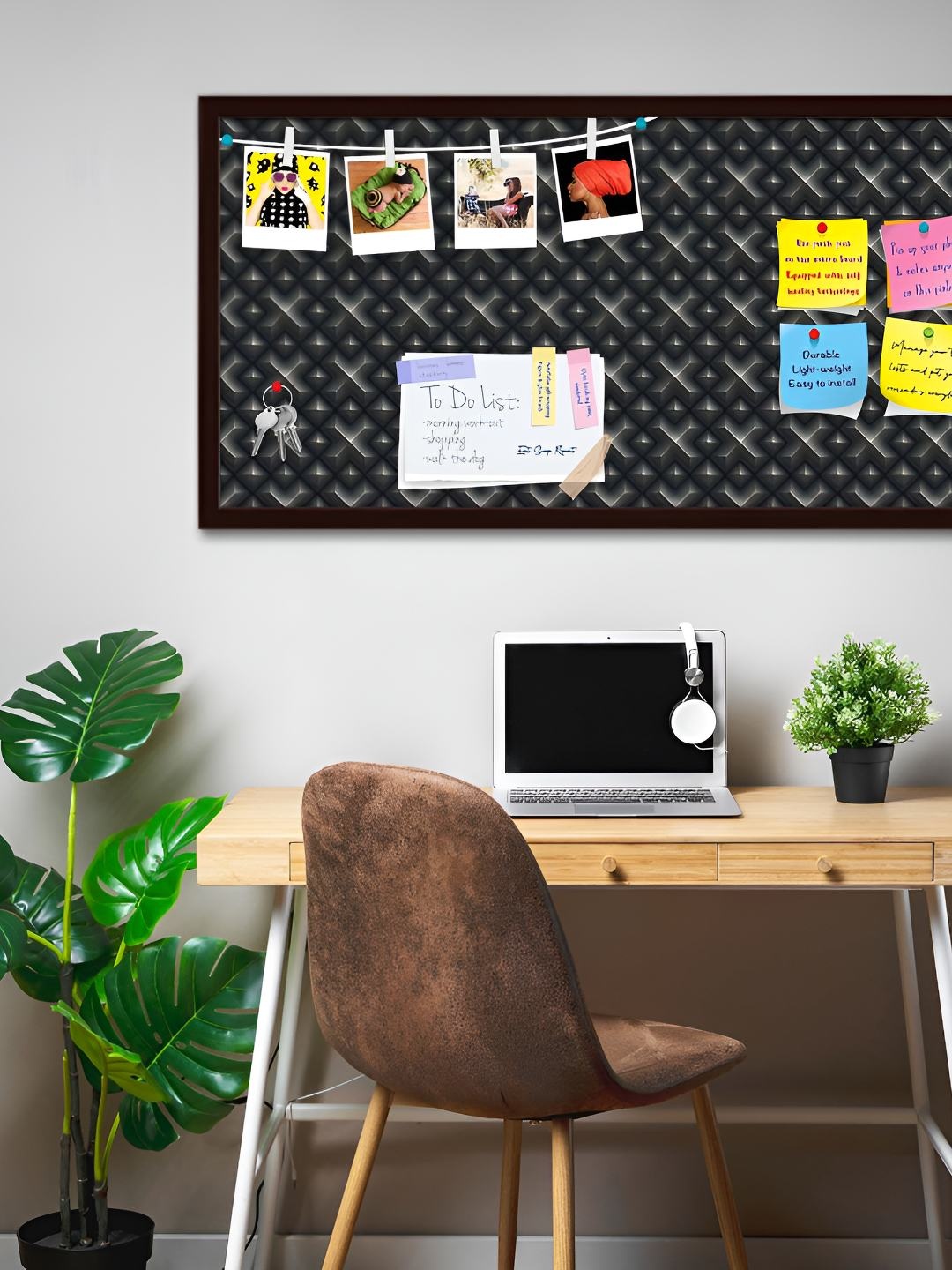 

ArtzFolio Wooden Notice Pin Board, Multi