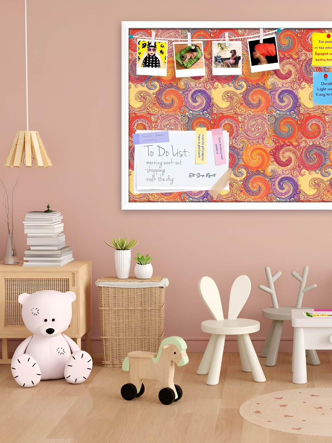 

ArtzFolio Wooden Notice Pin Board, Multi
