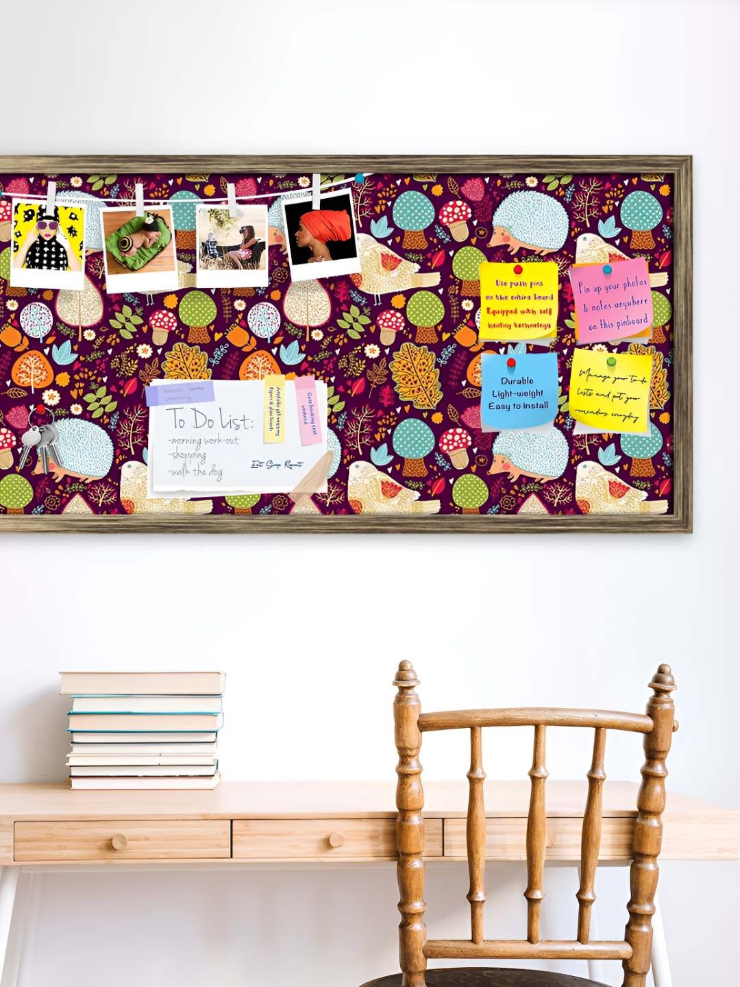 

ArtzFolio Wooden Notice Pin Board, Multi