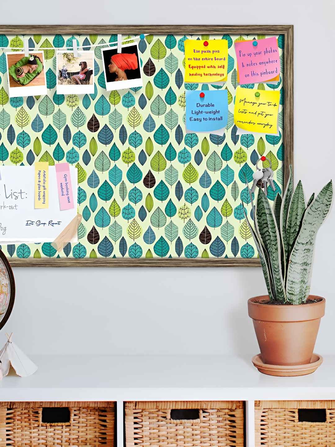 

ArtzFolio Wooden Notice Pin Board, Multi