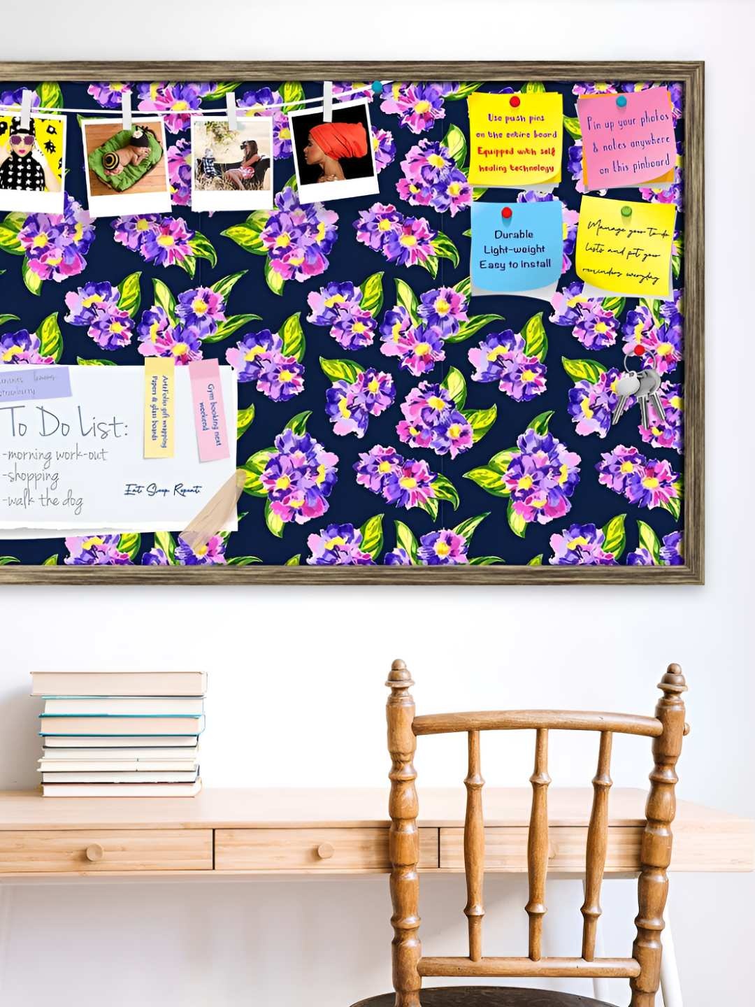

ArtzFolio Wooden Notice Pin Board, Multi