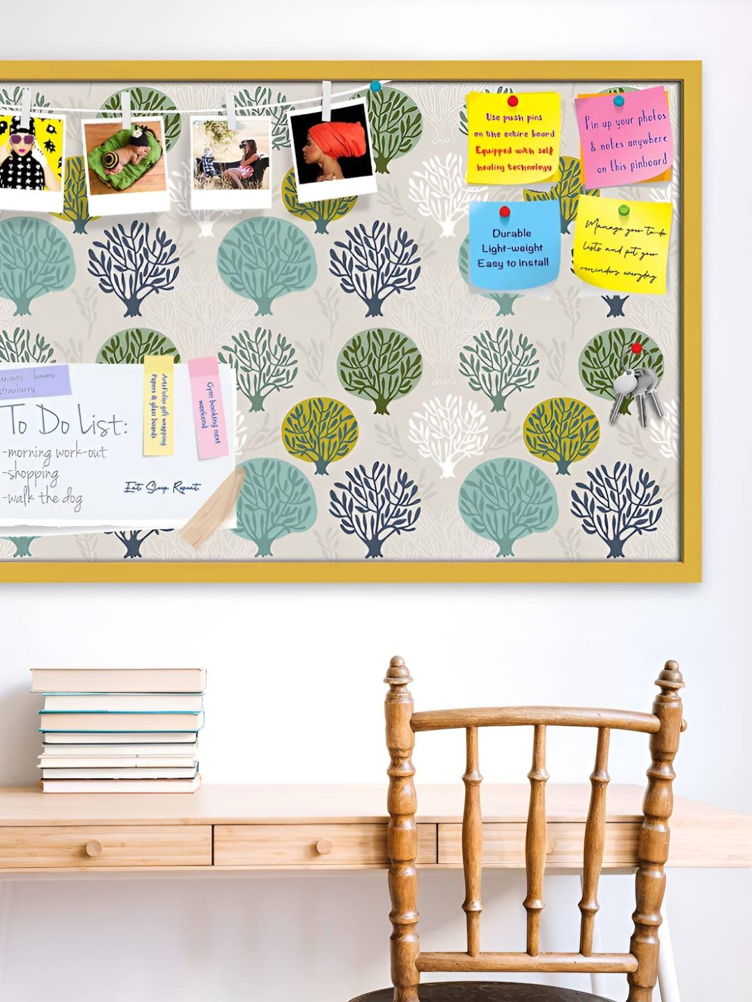 

ArtzFolio Wooden Notice Pin Board, Multi