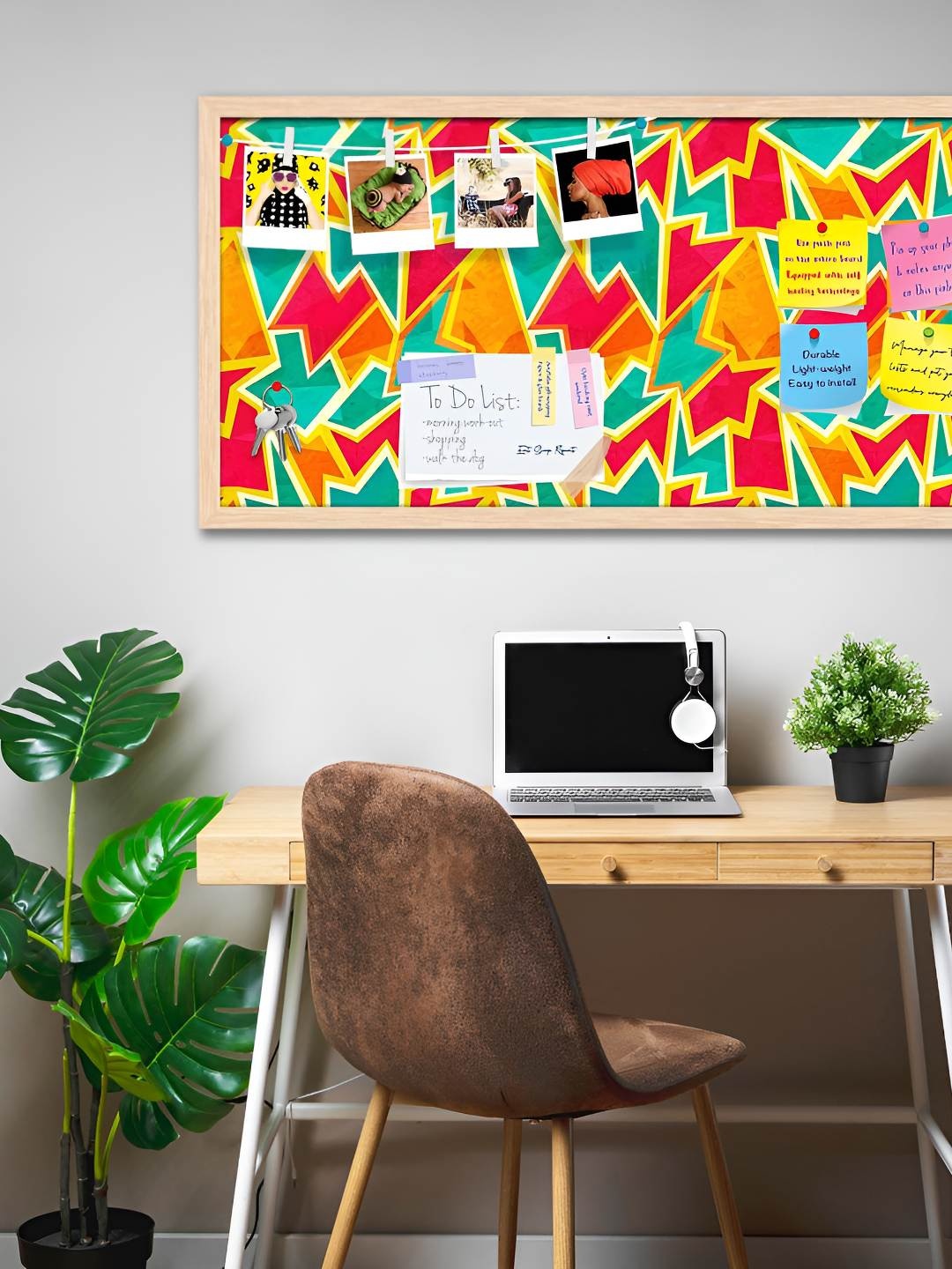 

ArtzFolio Wooden Notice Pin Board, Multi