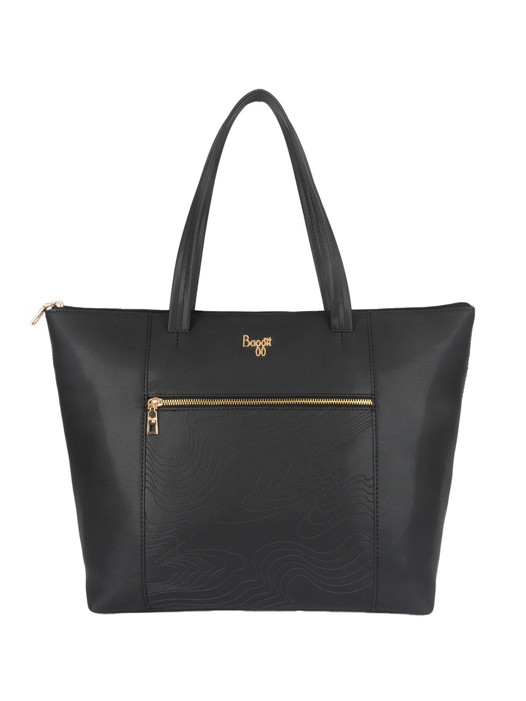 

Baggit Women Textured Laptop Bag, Black