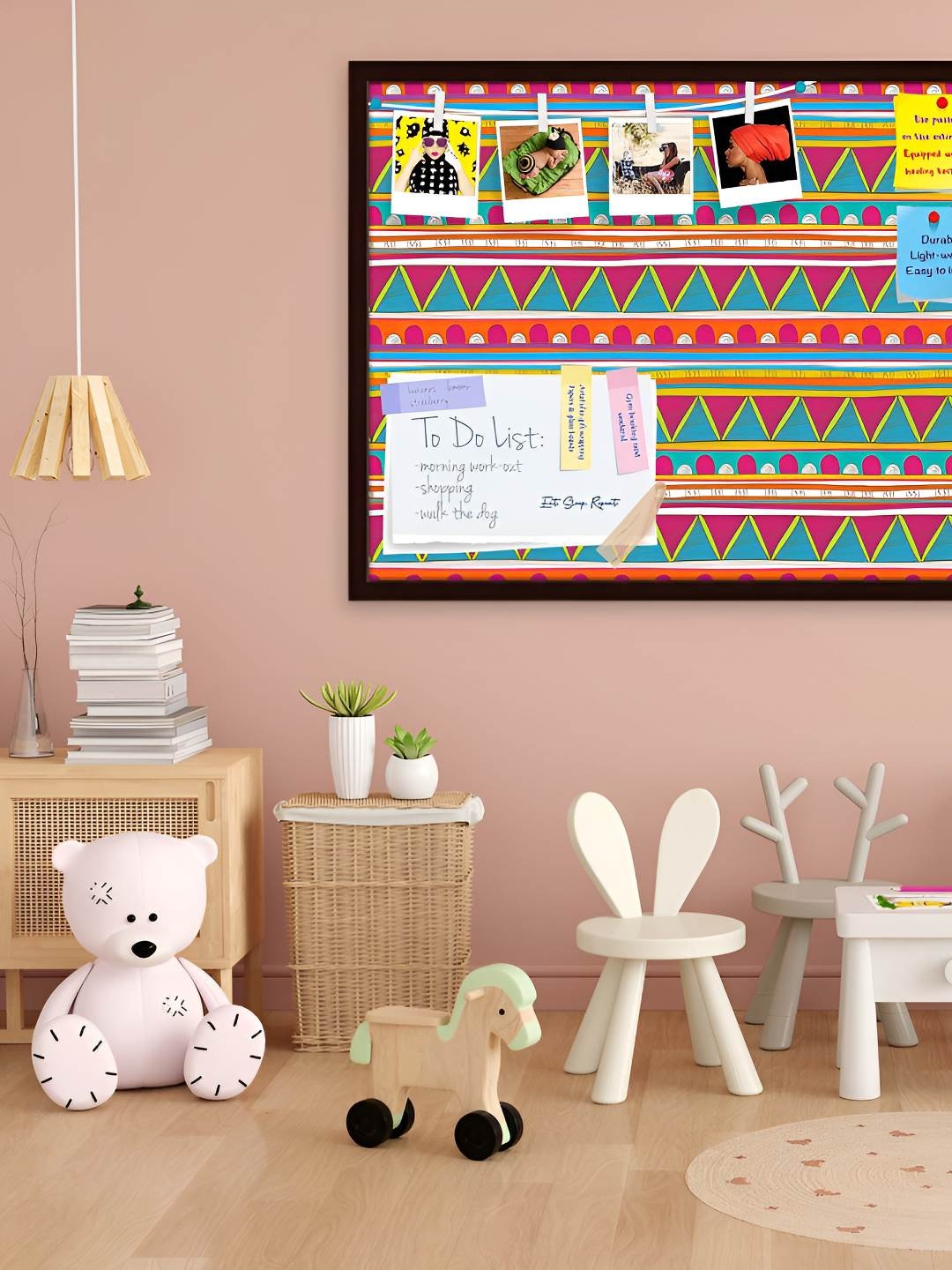 

ArtzFolio Wooden Notice Pin Board, Multi