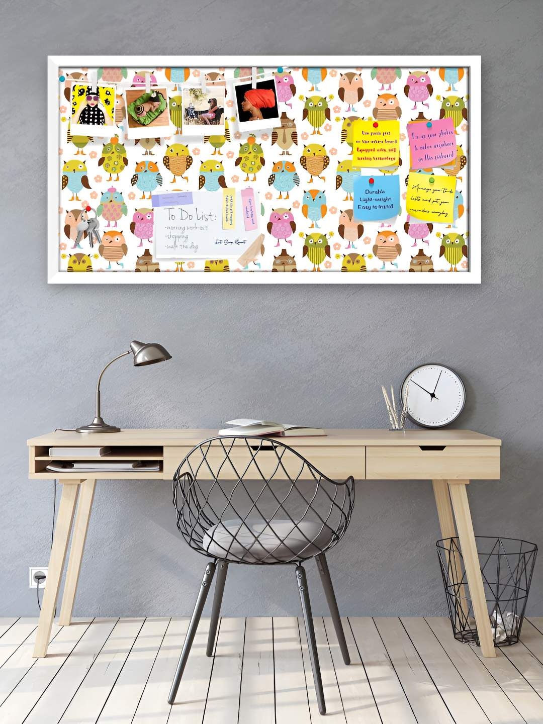 

ArtzFolio Wooden Notice Pin Board, Multi