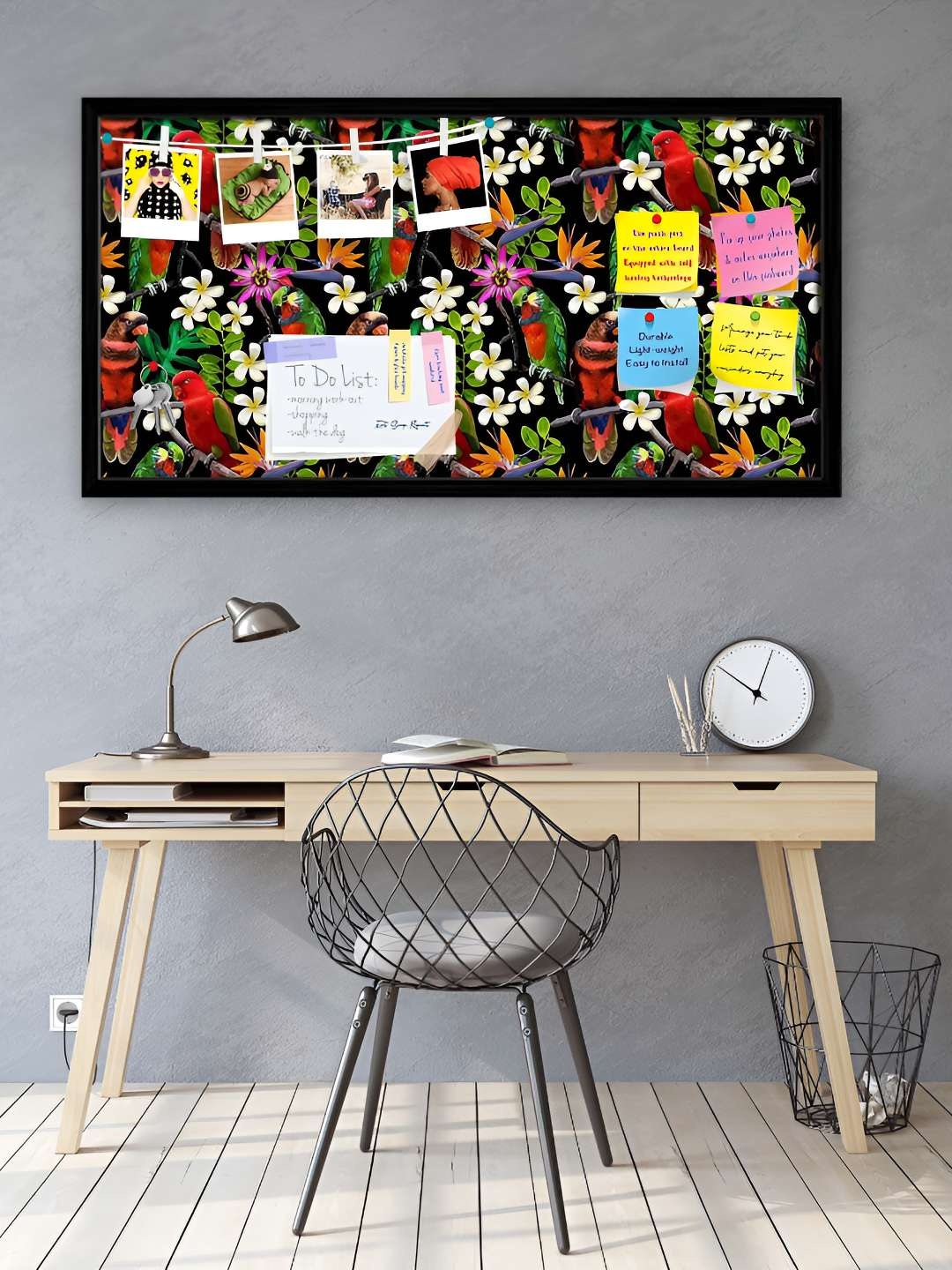 

ArtzFolio Wooden Notice Pin Board, Multi