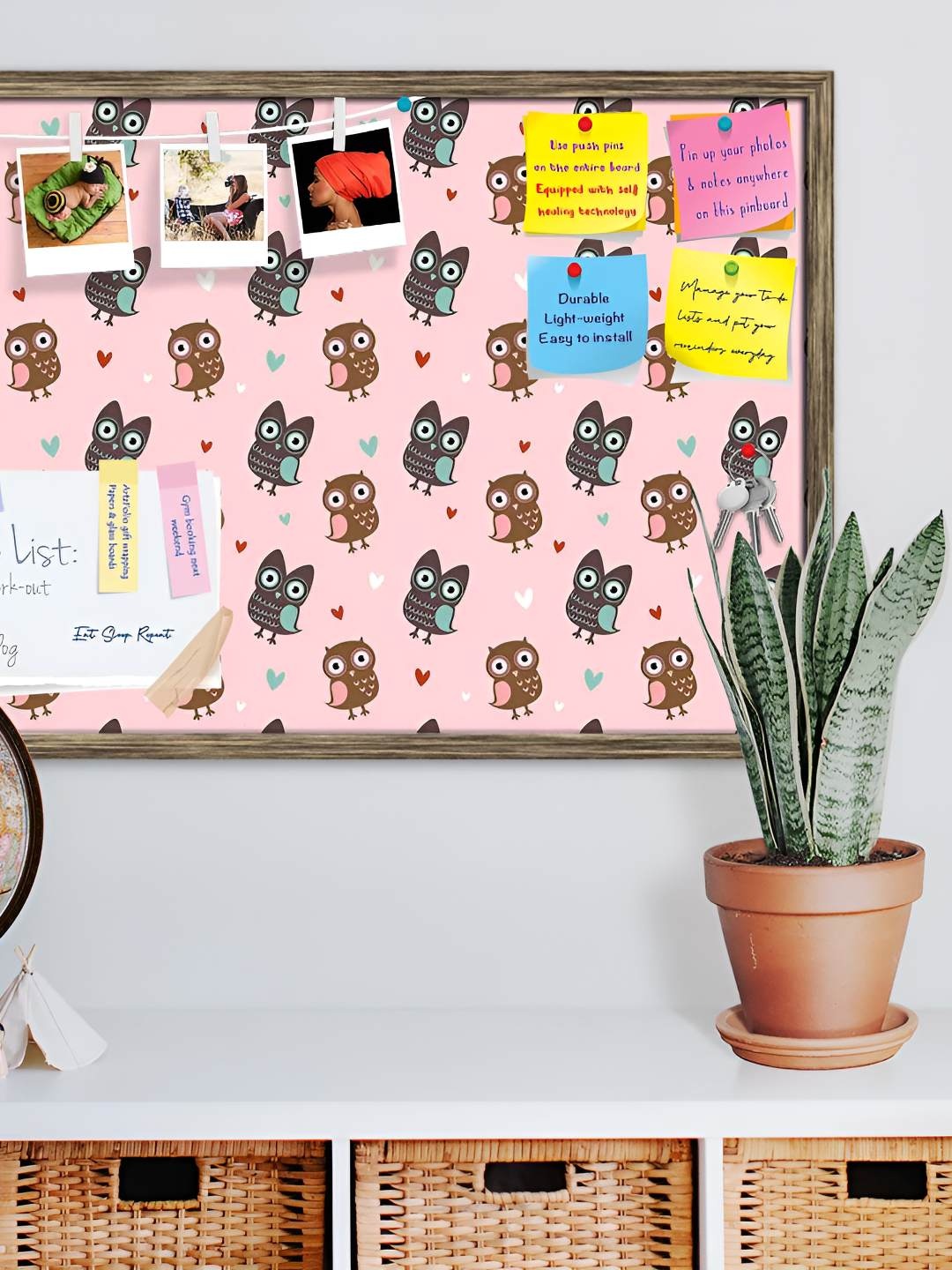 

ArtzFolio Wooden Notice Pin Board, Multi