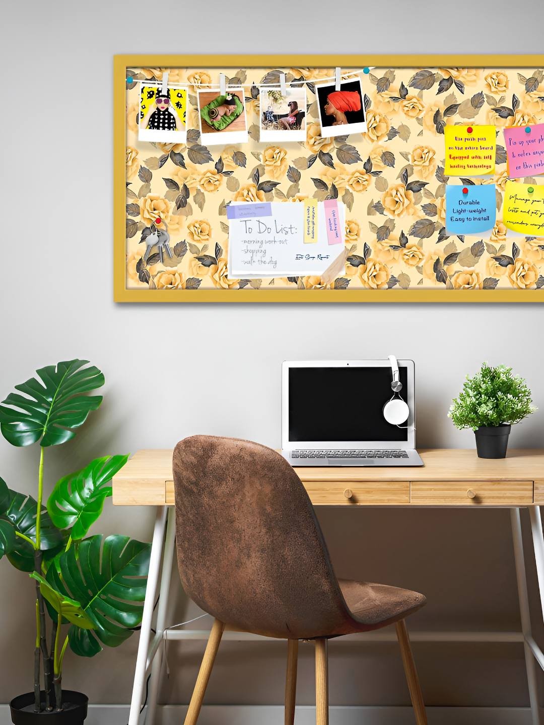 

ArtzFolio Wooden Notice Pin Board, Multi