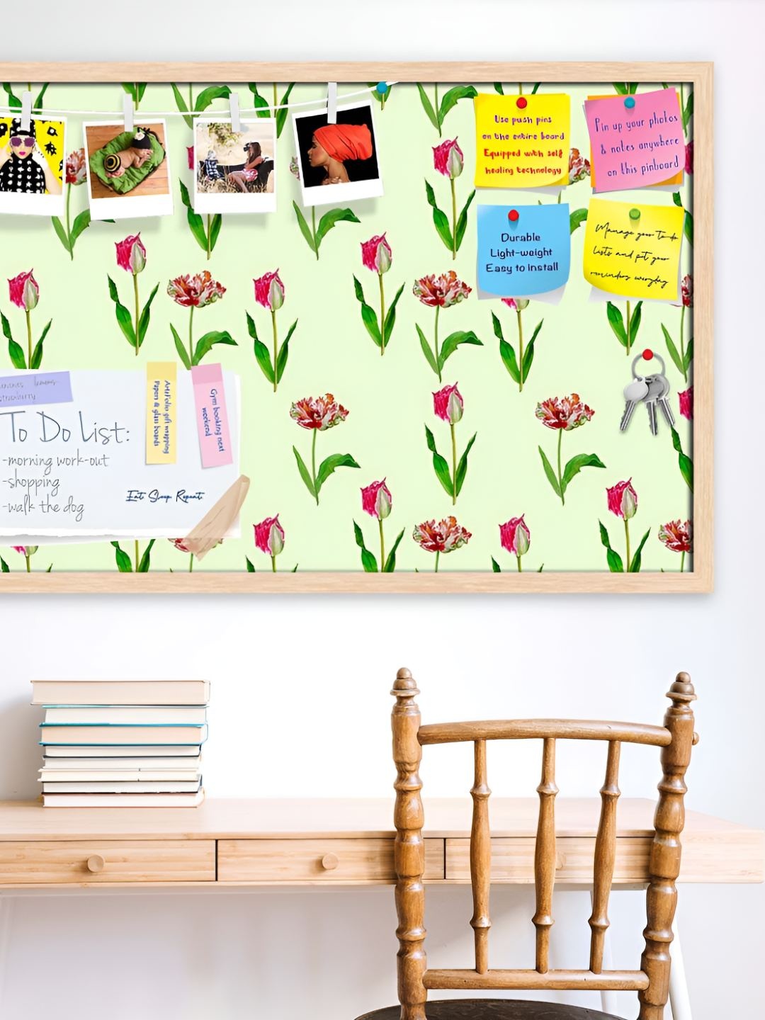 

ArtzFolio Wooden Notice Pin Board, Multi