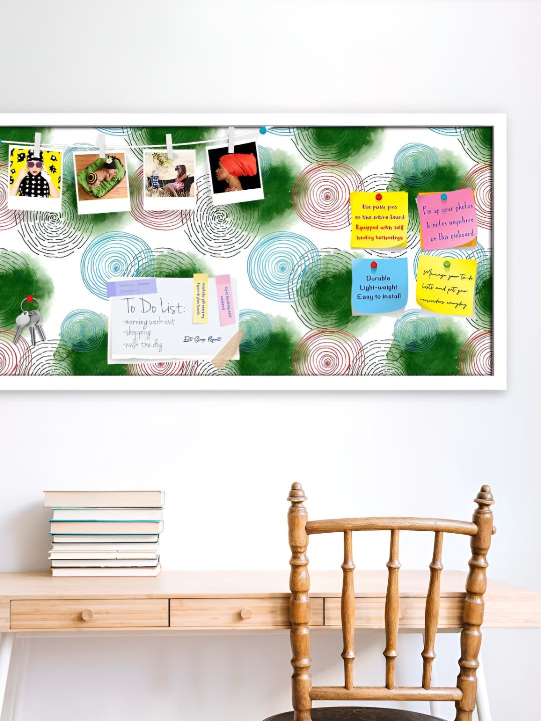 

ArtzFolio Wooden Notice Pin Board, Multi