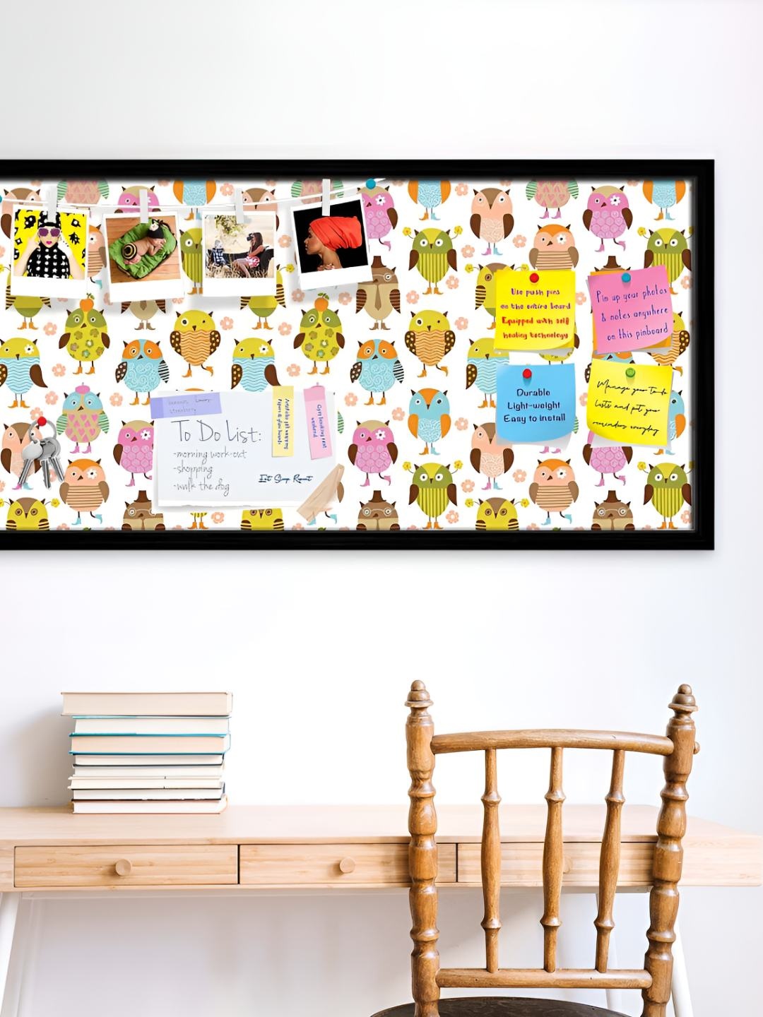 

ArtzFolio Wooden Notice Pin Board, Multi