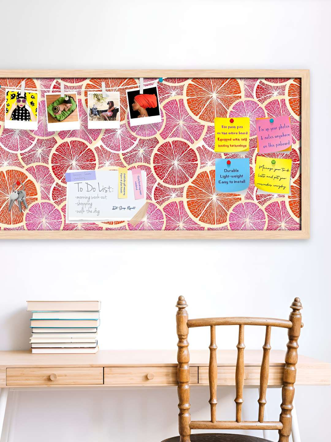 

ArtzFolio Wooden Notice Pin Board, Multi