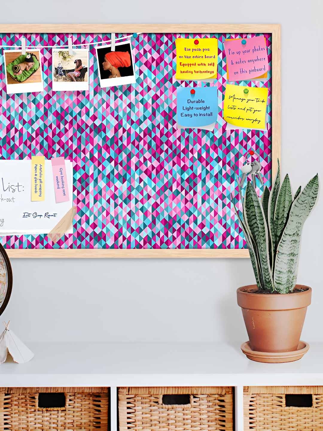 

ArtzFolio Wooden Notice Pin Board, Multi