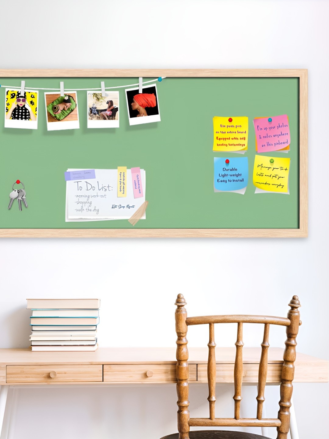 

ArtzFolio Wooden Notice Pin Board, Green