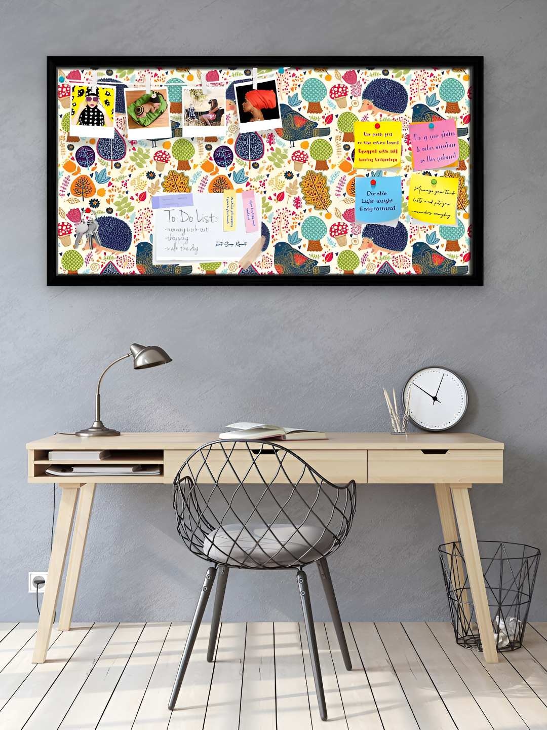 

ArtzFolio Wooden Notice Pin Board, Multi