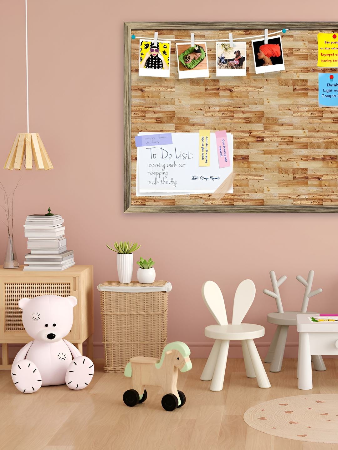 

ArtzFolio Wooden Notice Pin Board, Multi