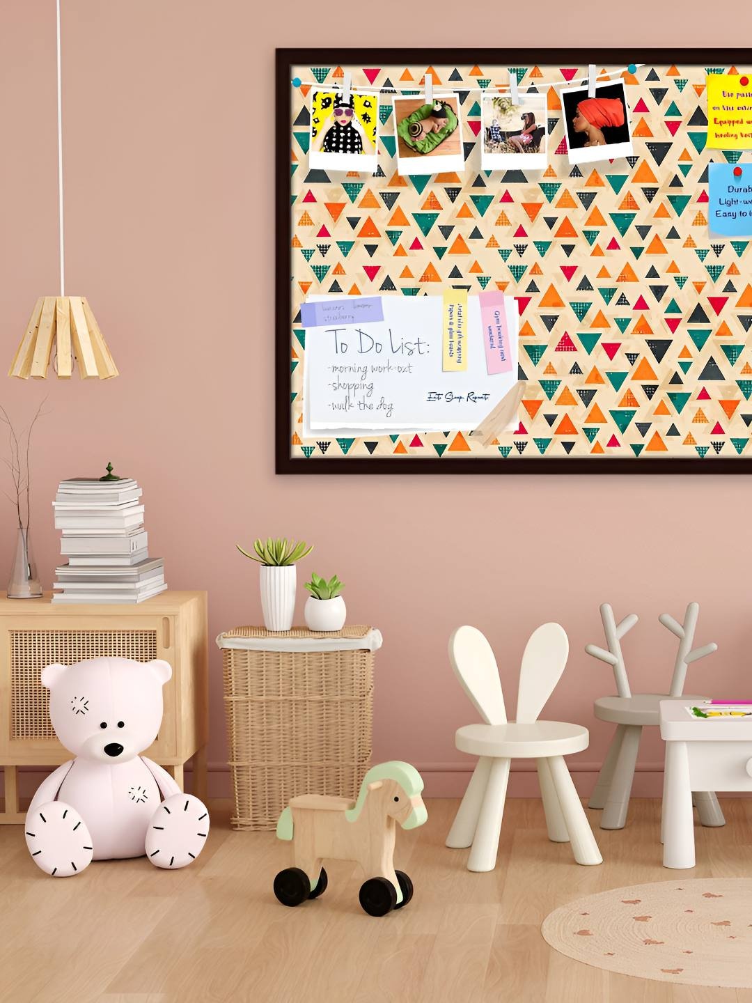 

ArtzFolio Wooden Notice Pin Board, Multi