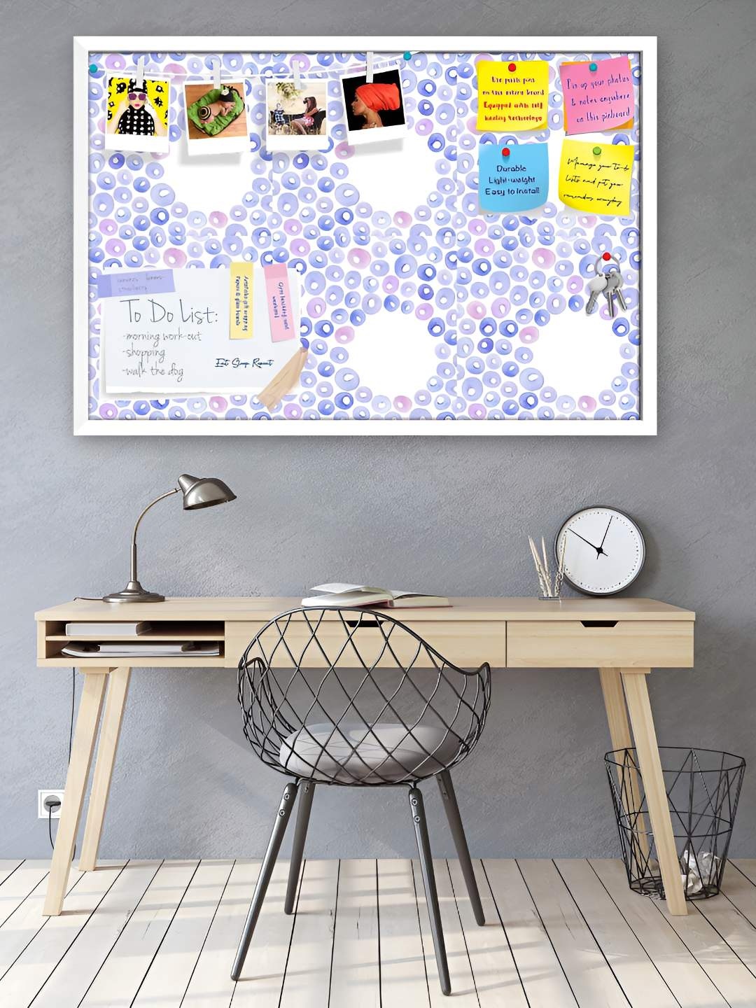 

ArtzFolio Wooden Notice Pin Board, Multi