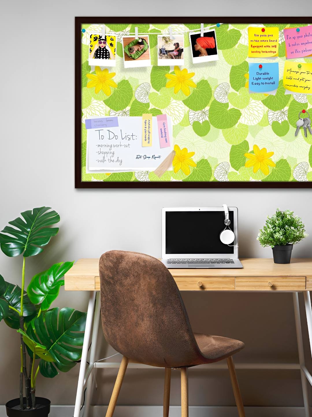 

ArtzFolio Wooden Notice Pin Board, Multi