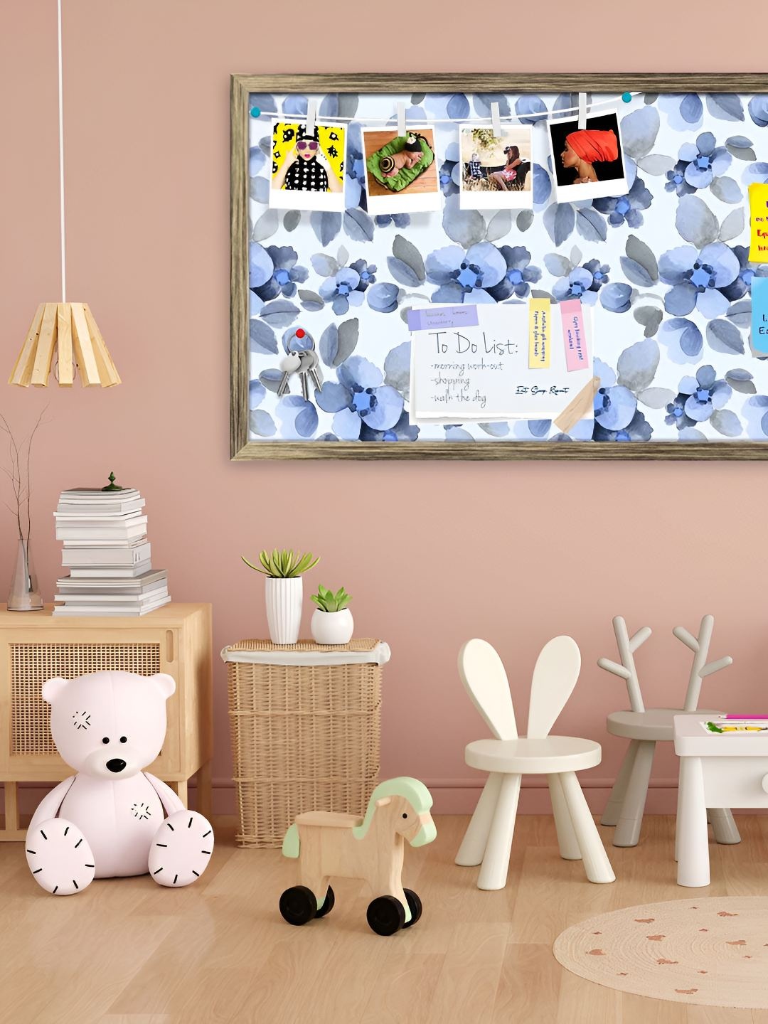 

ArtzFolio Wooden Notice Pin Board, Multi