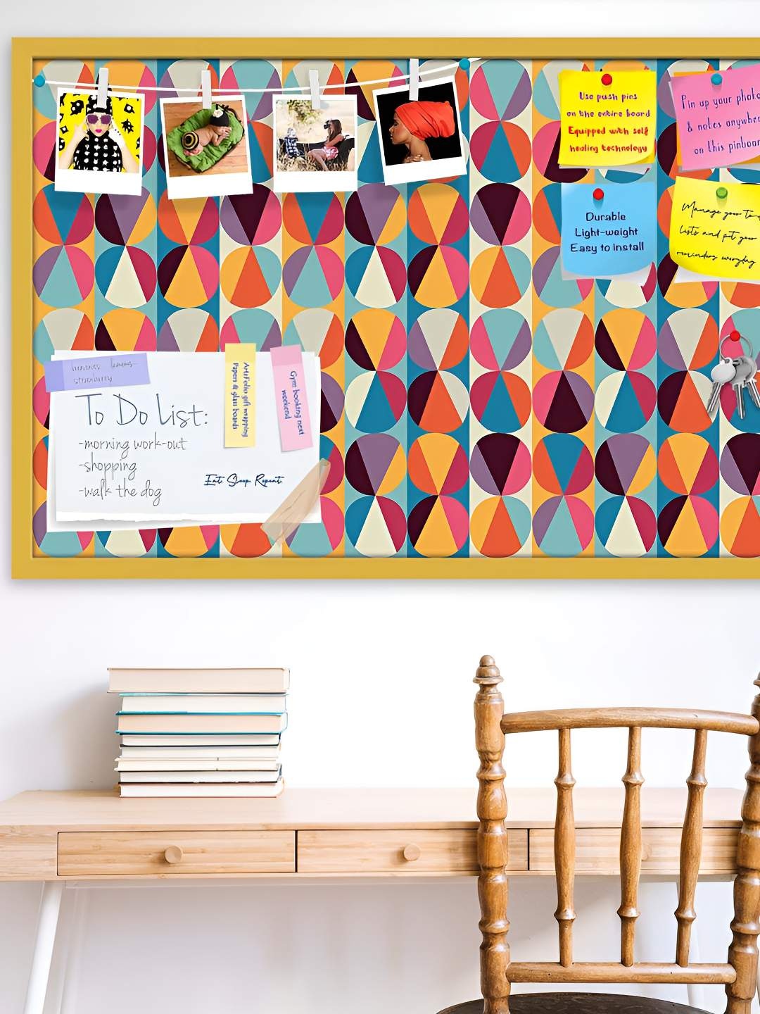 

ArtzFolio Wooden Notice Pin Board, Multi