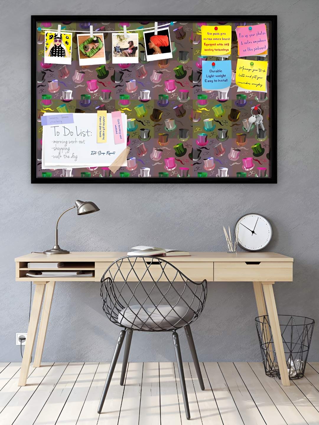 

ArtzFolio Wooden Notice Board, Multi