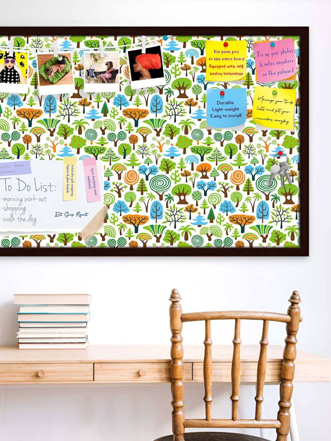 

ArtzFolio Wooden Notice Pin Board, Multi