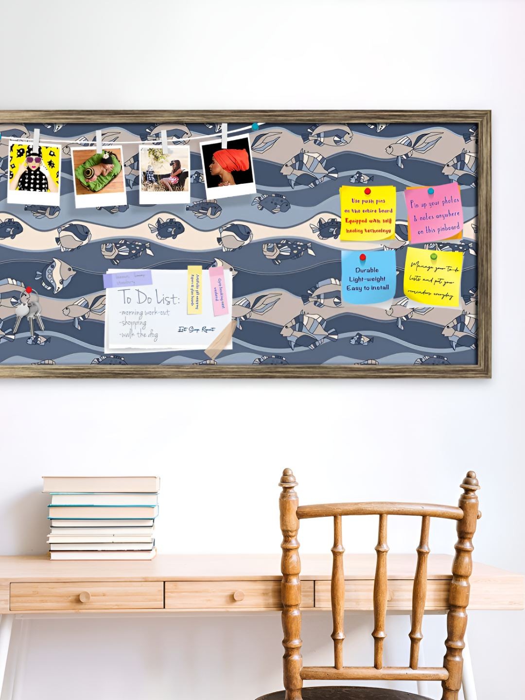 

ArtzFolio Wooden Notice Pin Board, Multi