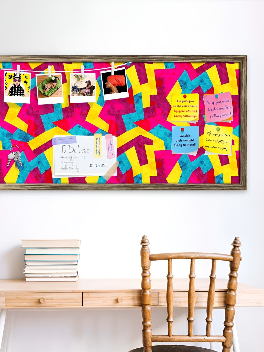 

ArtzFolio Wooden Notice Pin Board, Multi