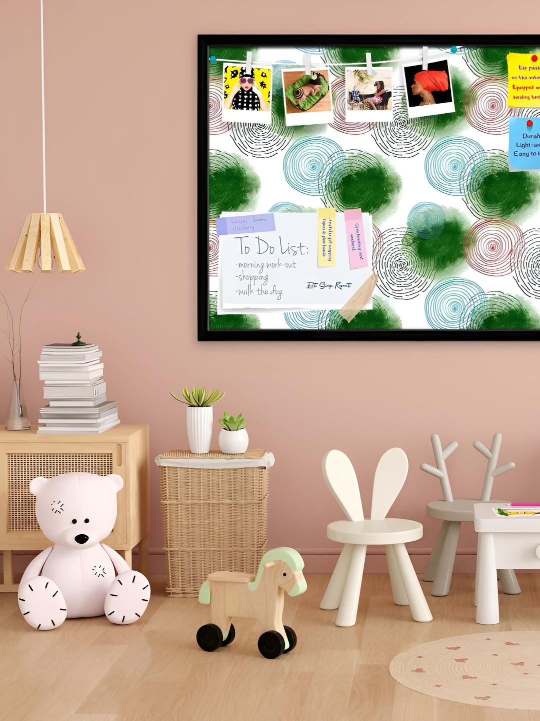 

ArtzFolio Wooden Notice Pin Board, Multi