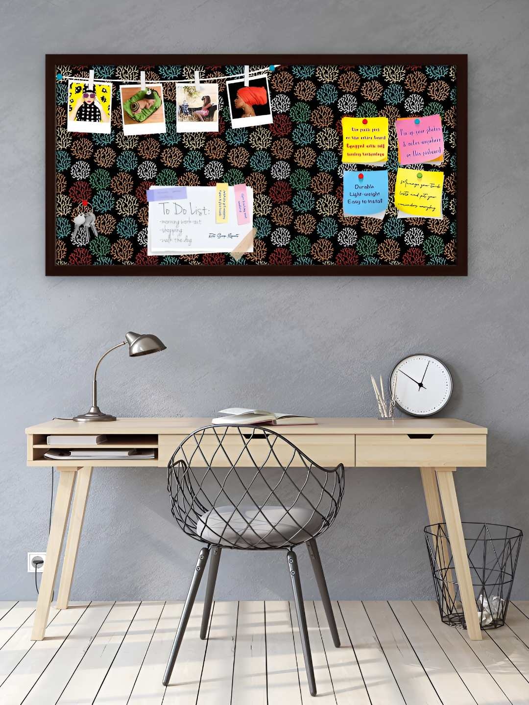 

ArtzFolio Wooden Notice Pin Board, Multi